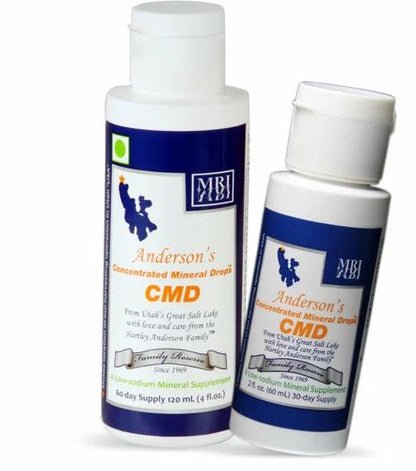 CMD 60ml Anderson's Concentrated Mineral Drops, 60 ML (Pack of 2)